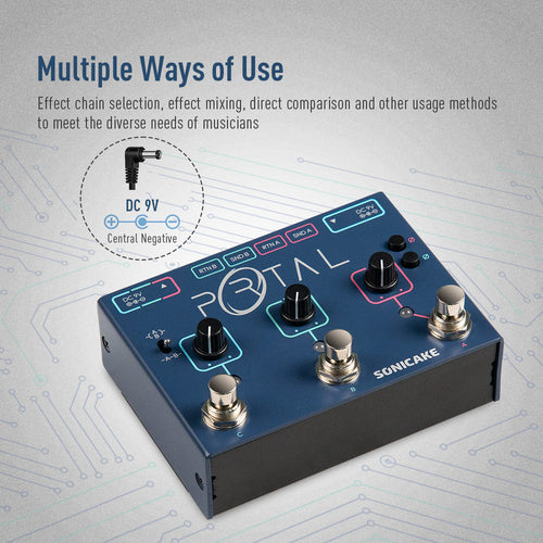 Sonicake - Portal - Dual Guitar Pedal2 Australia