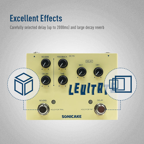 Sonicake - Levitate) - Dual Guitar Pedal Buy in Australia