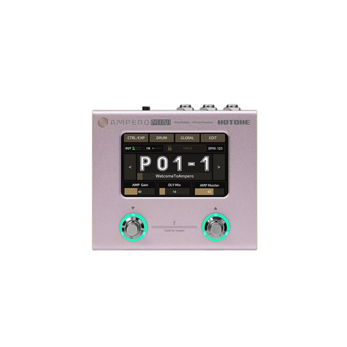 Hotone Ampero Mini Guitar FX Pedal (Purple Taro)