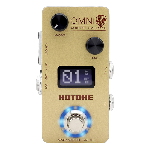 Hotone Omni AC (Acoustic Guitar Sim Pedal) Australia GMI