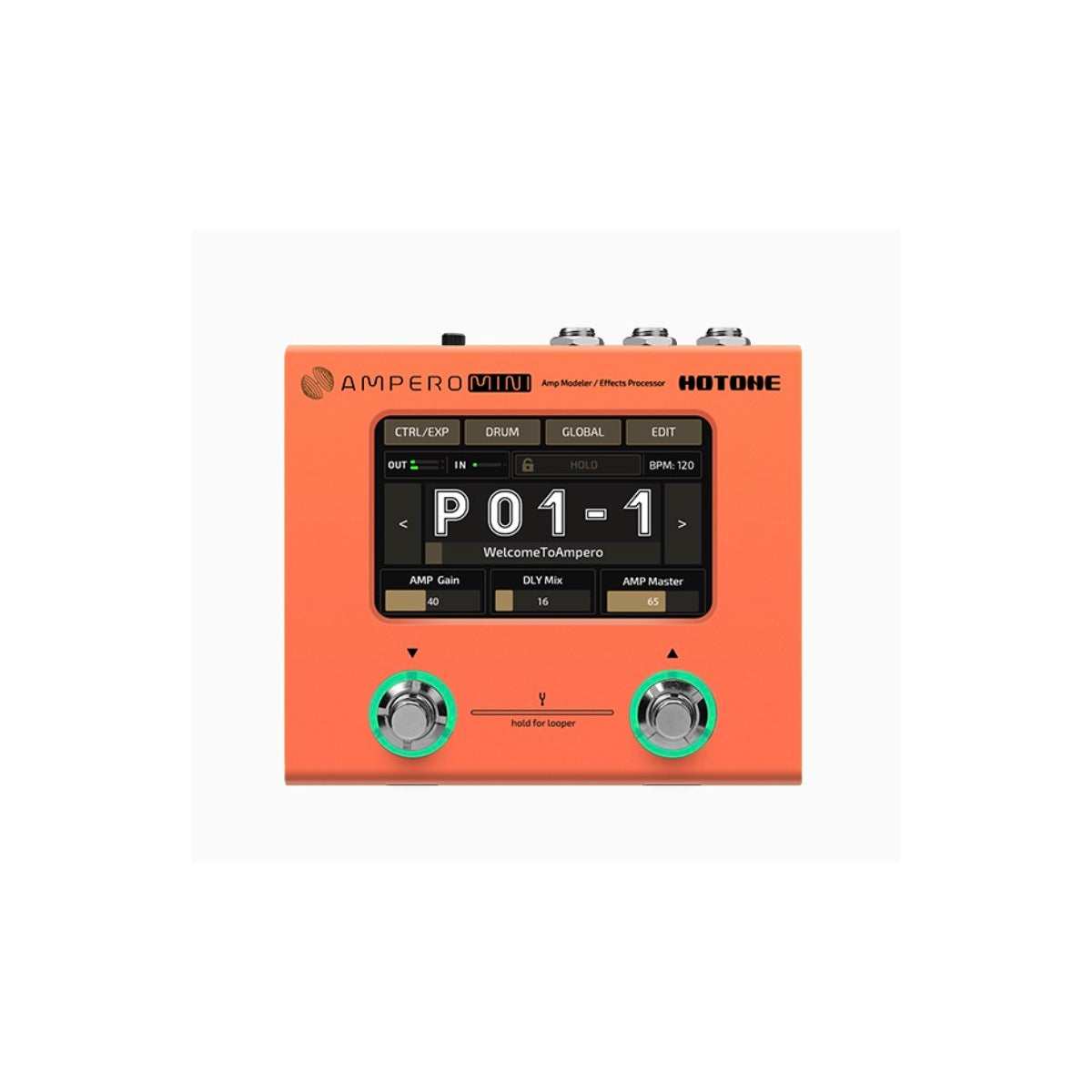 Hotone Ampero Mini Guitar FX Pedal (Orange) – Global Music Imports
