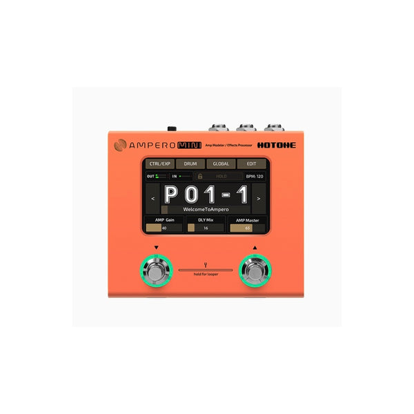Hotone Ampero Mini Guitar FX Pedal (Orange) – Global Music Imports