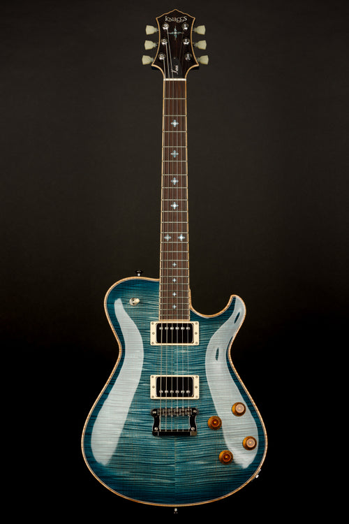 Knaggs USA Keni BlueBurst T1 Top and Neck With Navajo Sun Inlay