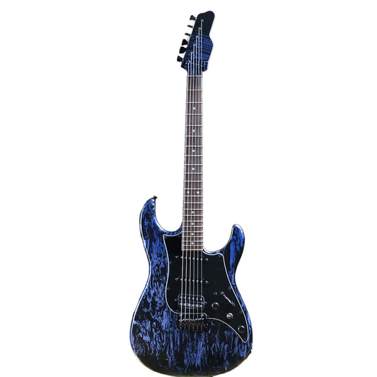 James Tyler MIJ Studio Elite HD Black Shmear Royal Blue Tint Guitar