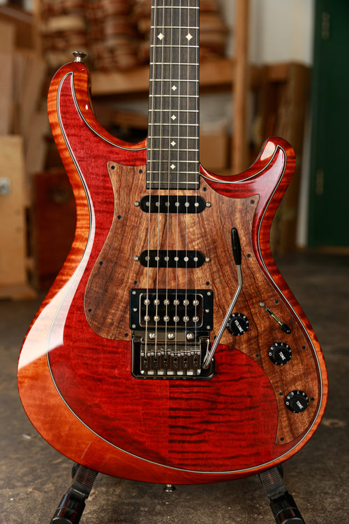 Knaggs USA Severn Aged Scotch 2 Tone T2 Top Diamond Inlay