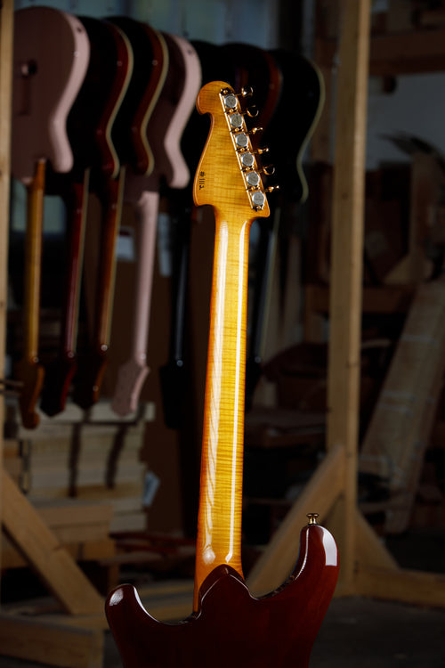 Knaggs USA Severn Turquoise Beach Burst Deep Hollow T1 Top
