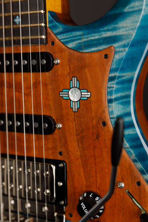 Knaggs USA Severn X BlueBurst Navajo Sun Inlay package T1 Top