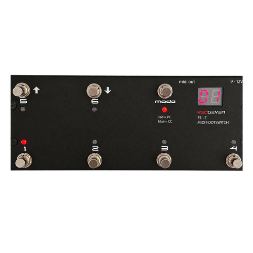 RedSeven FS7 Midi Footswitch for Amps