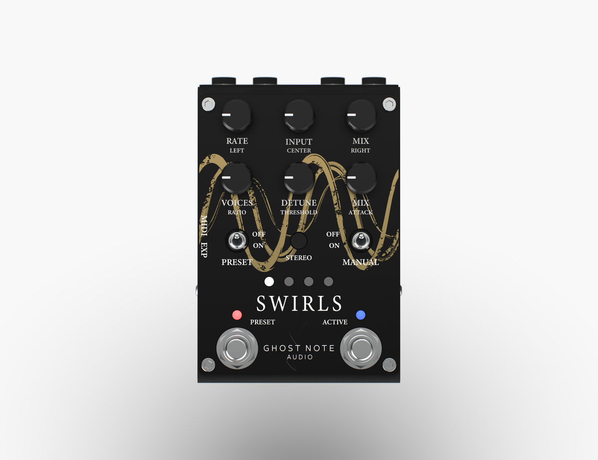ギター ghost note audio swirls Ghost Note Audio - Swirls Chorus Pedal – Global Music Imports