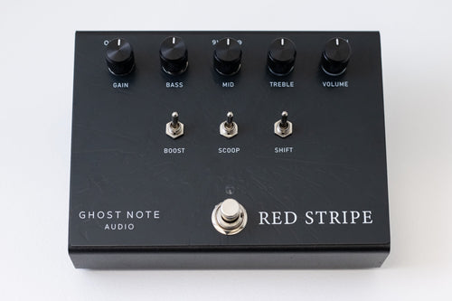 Gost Note Audio - Red Stripe - Preamp Pedal (Black)