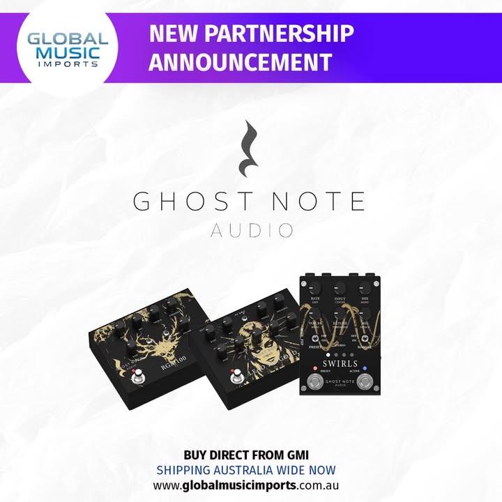 Ghost Note Audio Lands in Australia — Boutique 'Weapon-Grade' Pedals Redefine Guitar Tone
