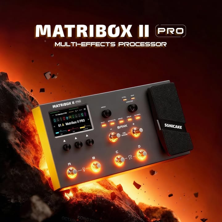 Sonicake Matribox II Pro: Neural Amp-Modelling Revolution — Capture Your Amp's Soul and Take Your Tone Anywhere