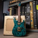James Tyler Studio Elite HD — Black Shmear/Turquoise Boutique Guitar That Cuts Through Synth-Heavy Mixes