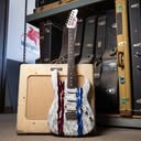 James Tyler USA 250 Studio Elite HDX — Boutique, Mix‑Ready Guitar for Synth‑Forward Pop, 80s Textures & Modern Worship (Red/White/Blue)