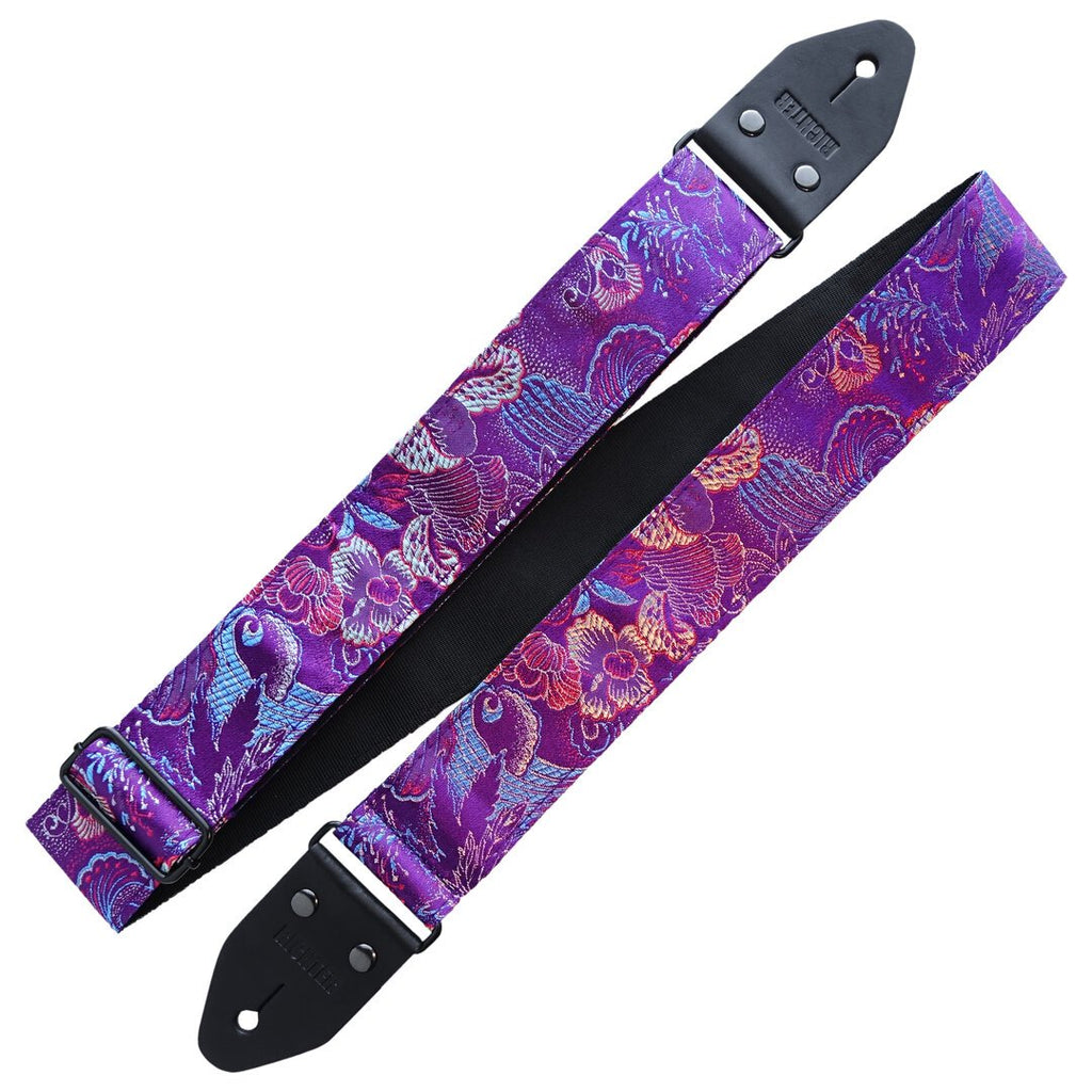 Richter Straps - Brocade Violet Guitar Strap