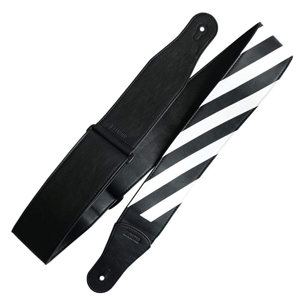 Richter Straps - Axel Ritt Signature Guitar Strap Black / White Guitar Strap Vegan