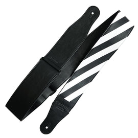 Richter Straps - Axel Ritt Signature Guitar Strap Black / White Guitar Strap Vegan