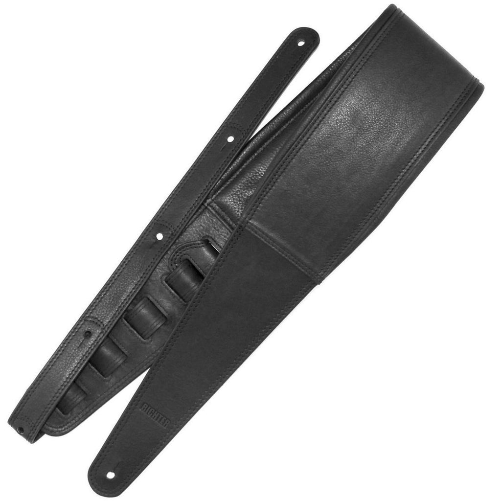 Richter Straps - Springbreak III Nappa Black Guitar Strap