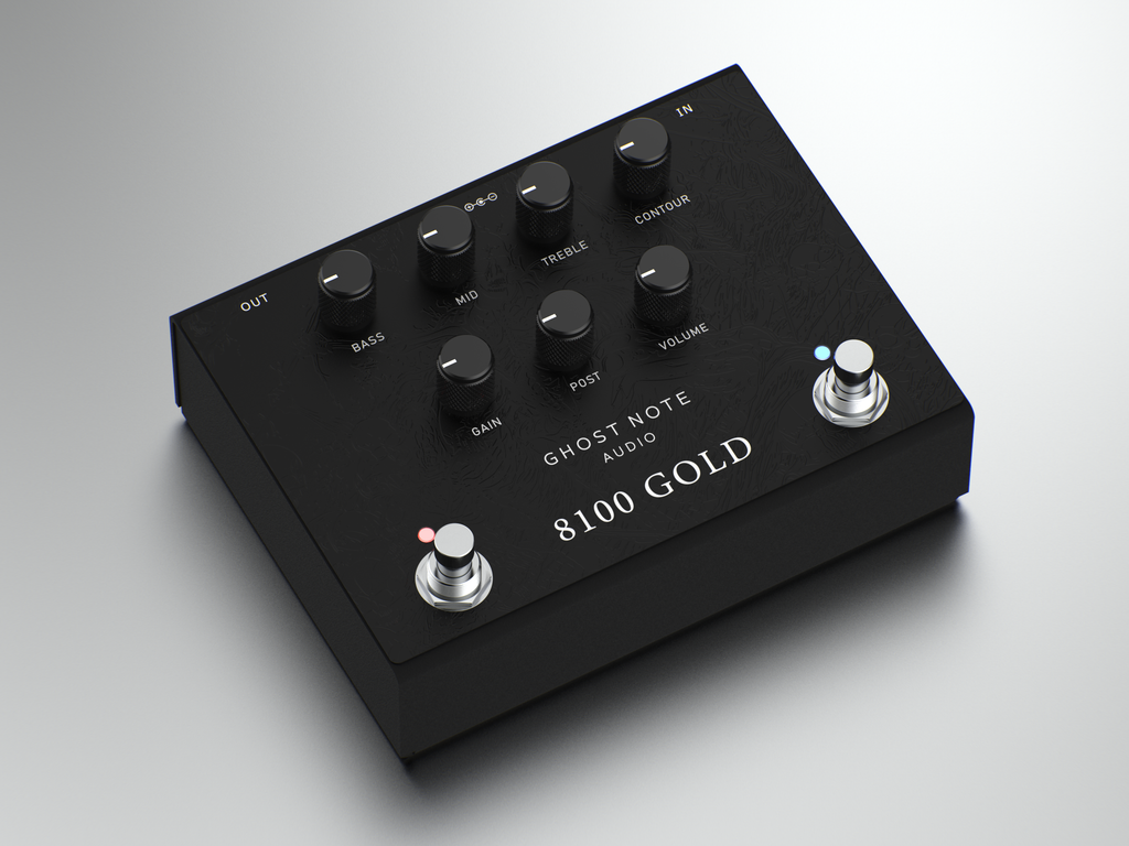 Ghost Note Audio - 8100 Gold Preamp Pedal (Black)