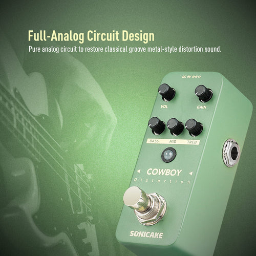 Sonicake - Cowboy Distortion - Mini Guitar Pedal2 Australia