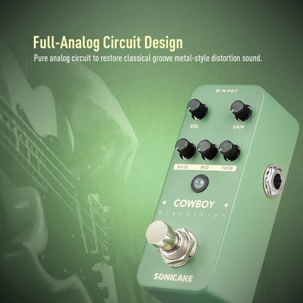 Sonicake - Cowboy Distortion - Mini Guitar Pedal2 Australia