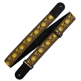 Richter Straps - Retro Yellow Guitar Strap Vegan