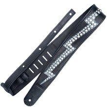 Load image into Gallery viewer, Richter Straps - Raw II Lightning Black / Titan / RS Guitar Strap