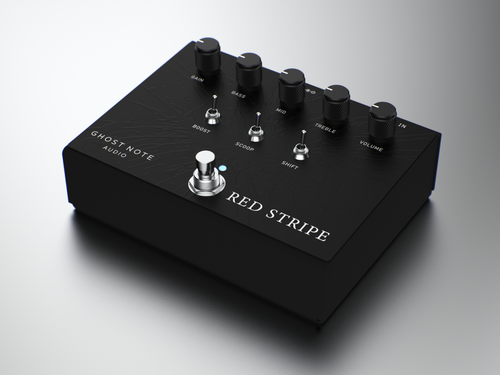 Gost Note Audio - Red Stripe - Preamp Pedal (Black)