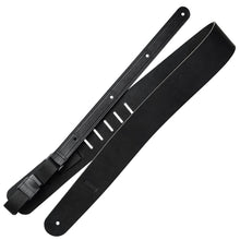 Load image into Gallery viewer, Richter Straps - Raw II Punch Slide Tailpiece® Black Guitar Strap
