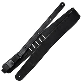 Richter Straps - Raw II Punch Slide Tailpiece® Black Guitar Strap