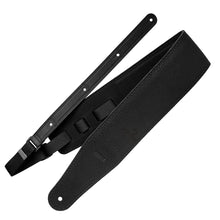 Load image into Gallery viewer, Richter Straps - Beavertail Bullneck Wild Black Guitar Strap