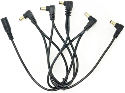 Hotone 5-Plug Angled Head DC Power Cable - Daisy Chain Australia GMI