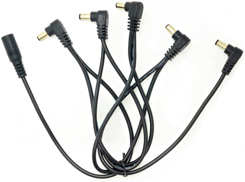 Hotone 5-Plug Angled Head DC Power Cable - Daisy Chain Australia GMI