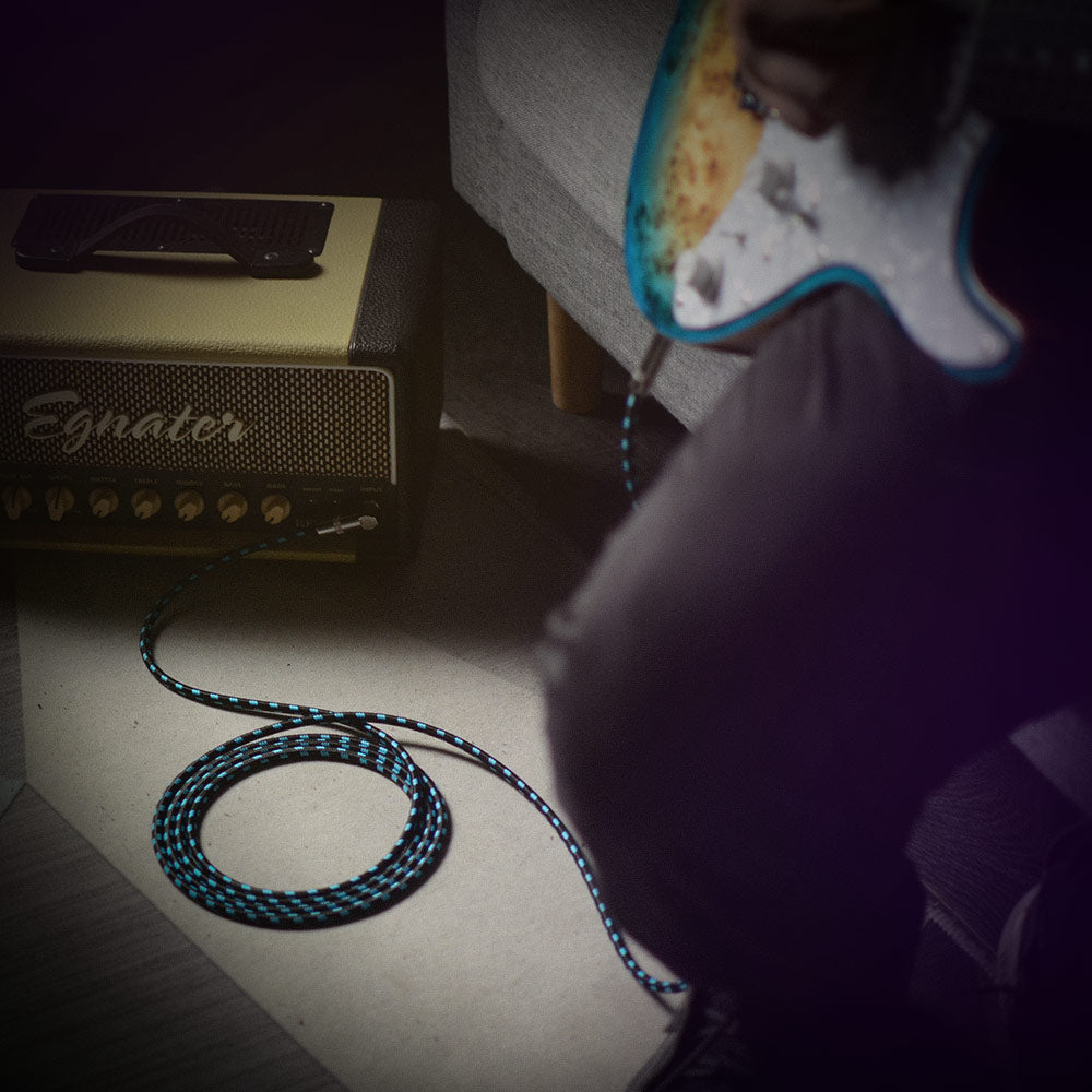Sonicake - Guitar Cable 3m Nylon ST-RA/B&B Australia