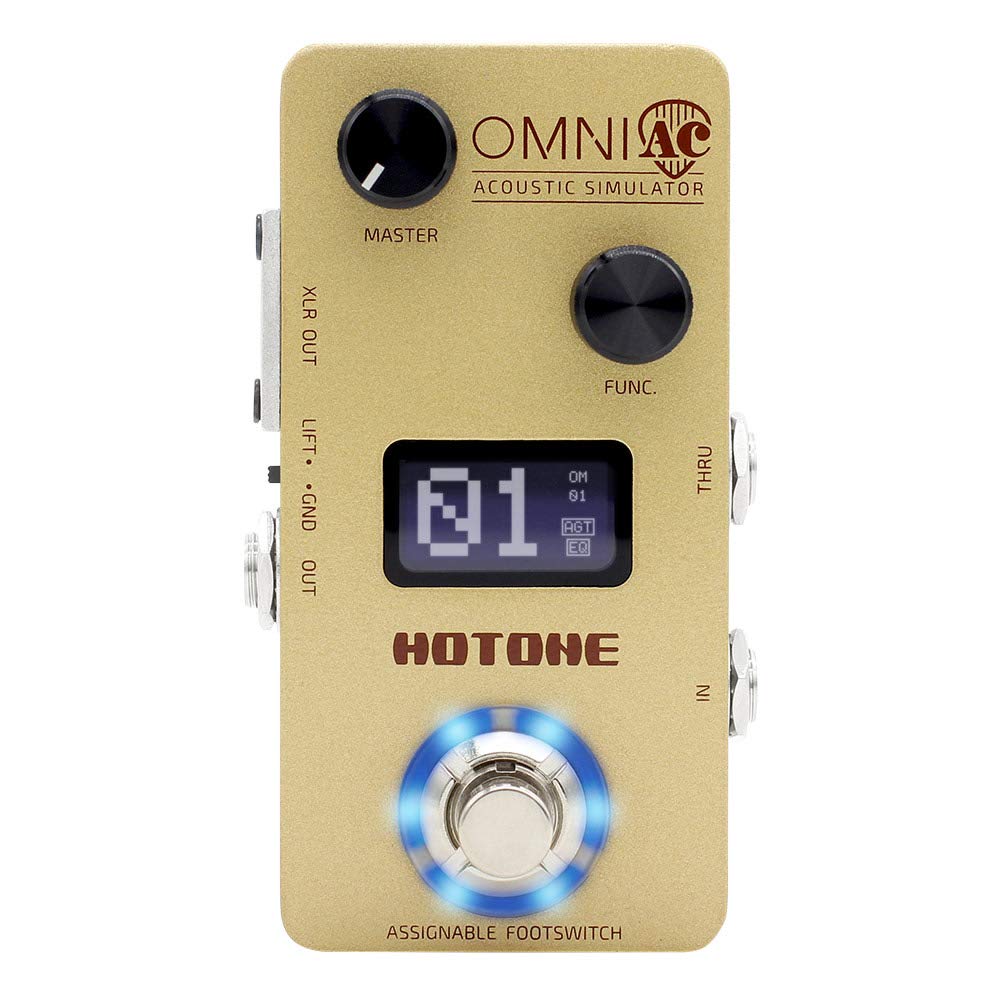 Hotone Omni AC (Acoustic Guitar Sim Pedal) Australia GMI