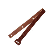 Load image into Gallery viewer, Richter Straps - Leather Tailpiece Floral Tan