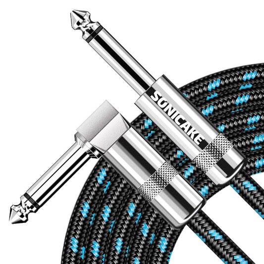 Sonicake - Guitar Cable 6m Nylon ST-RA/B&B Australia