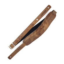 Load image into Gallery viewer, Richter Straps - Slim Deluxe Worn Natural Guitar Strap