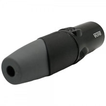 Load image into Gallery viewer, ENOVA XLR cable connector female 3-pin black housing and grey boot solder cups Australia