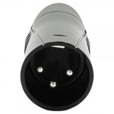 ENOVA XLR cable connector male 3-pin black housing and grey boot solder cups Buy in Australia