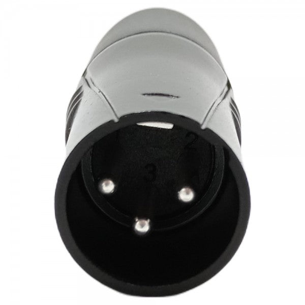 ENOVA XLR cable connector male 3-pin black housing and grey boot solder cups Buy in Australia