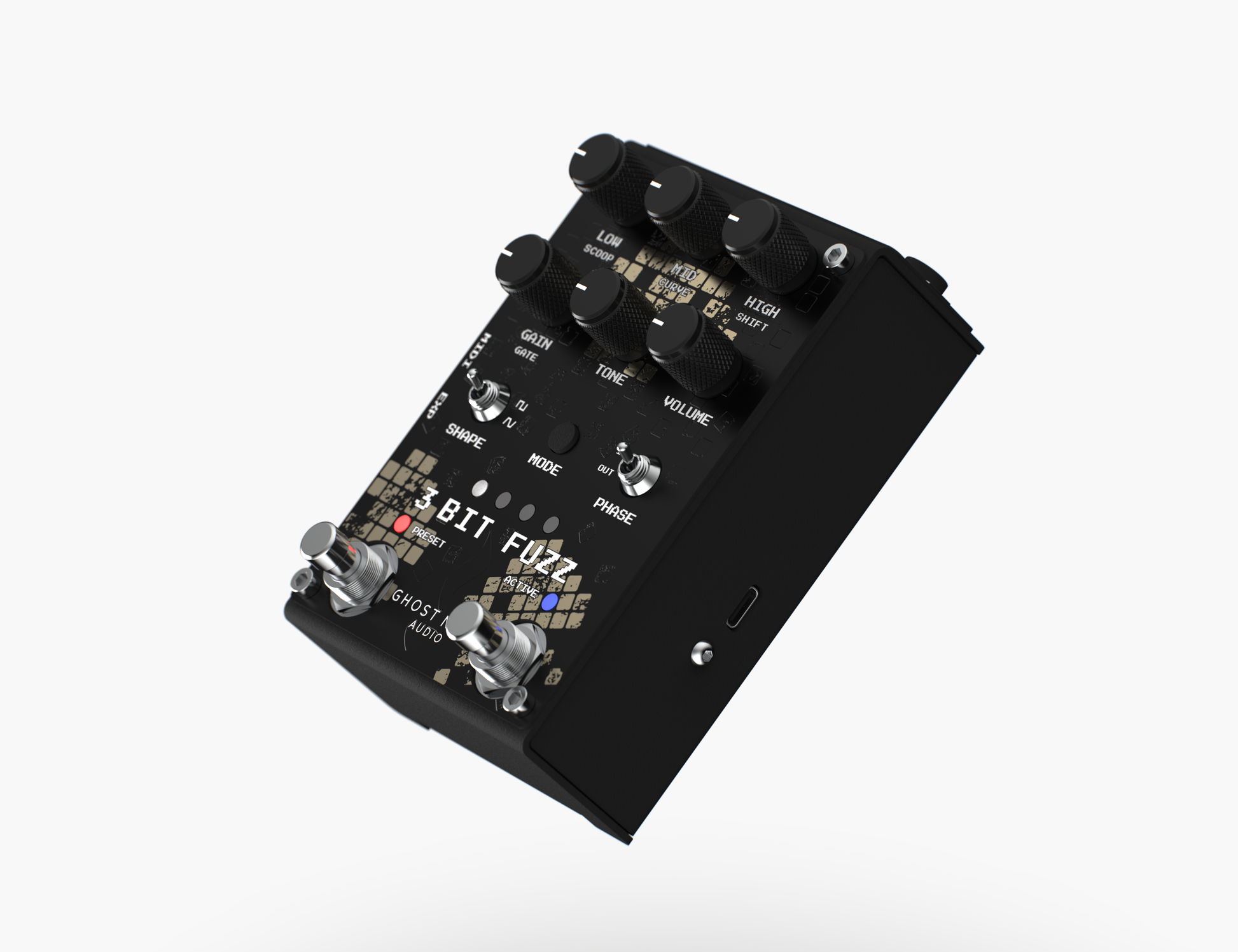 Ghost Note Audio - 3 Bit Fuzz - Fuzz & Bitcrush Pedal