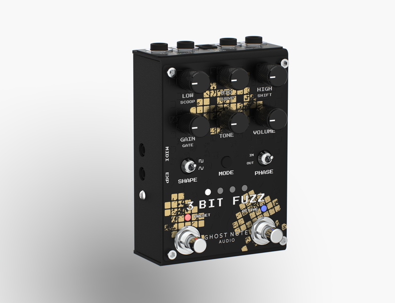 Ghost Note Audio - 3 Bit Fuzz - Fuzz & Bitcrush Pedal