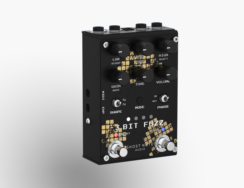 Ghost Note Audio - 3 Bit Fuzz - Fuzz & Bitcrush Pedal