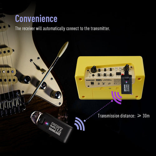 Sonicake - QWS10 Wireless Guitar System 2.4G Buy in Australia