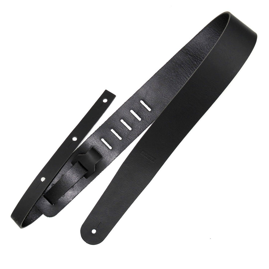 Richter Straps - Raw II Punch Black Guitar Strap