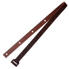 Load image into Gallery viewer, Richter Straps - Leather Tailpiece XL Floral Brown