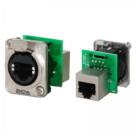 ENOVA RJ45 chassis connector Cat5e feed-through