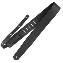 Load image into Gallery viewer, Richter Straps - Raw II Contour Vintage Black Guitar Strap