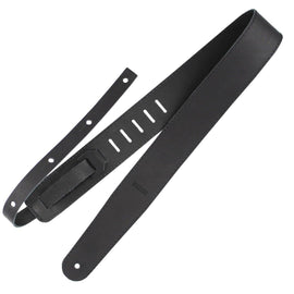 Richter Straps - Raw II Contour Vintage Black Guitar Strap